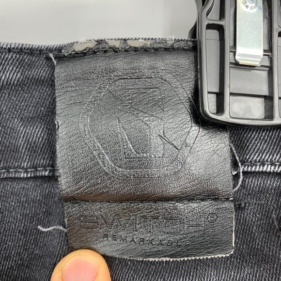 Men's Jeans Switch 36 x 32 9551 Moto Spandex GUC - Picture 7 of 9